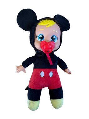 Cry Babies Disney 9" Plush Baby Doll Tiny Cuddles Inspired Disney Mickey Mouse